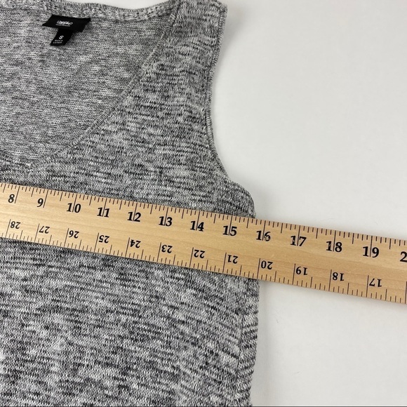 Mossimo Sweater Tank Top Womens Small Gray A Line Sleeveless - Picture 7 of 8